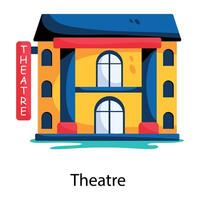 Trendy Theatre Concepts vector
