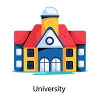 Trendy University Concepts vector