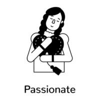 Trendy Passionate Concepts vector