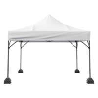 AI generated White Tent on Transparent background - Ai Generated png