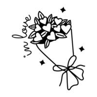 Trendy Bouquet Concepts vector