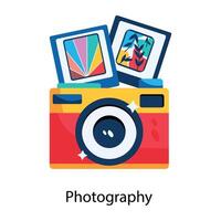 Trendy Photography Concepts vector