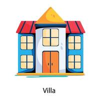 Trendy Villa Concepts vector