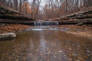 AI generated water flow nature professional photography photo