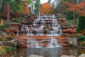 AI generated water flow nature professional photography photo