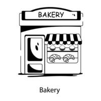 Trendy Bakery Concepts vector