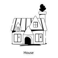 Trendy House Concepts vector