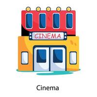 Trendy Cinema Concepts vector