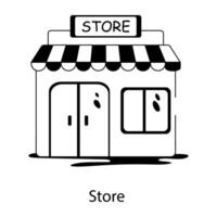 Trendy Store Concepts vector