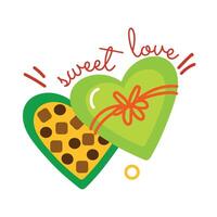 Trendy Sweet Love vector