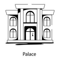 Trendy Palace Concepts vector