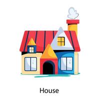 Trendy House Concepts vector