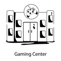 Trendy Gaming Center vector