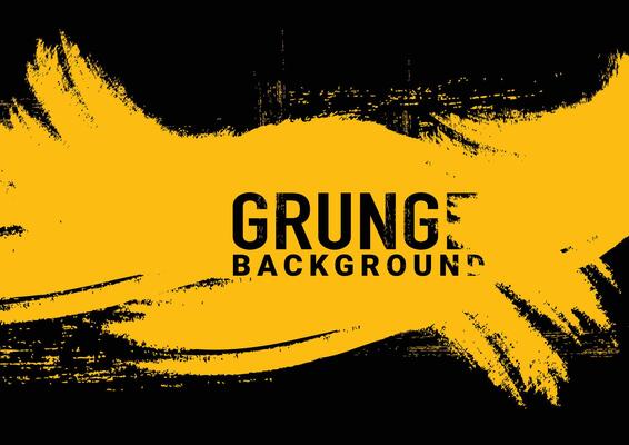 Abstract yellow grunge texture. Grunge texture background. Black and yellow abstract dirty grunge