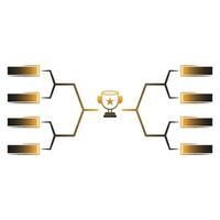 Match chart flat design vector