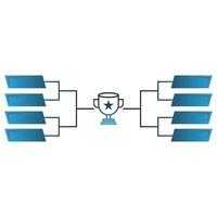 Match chart flat design vector