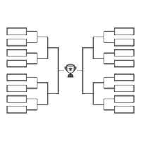 Match chart flat design vector