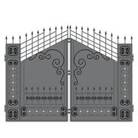 Low-Cost Simple Main Gate Design vector
