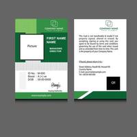 Id card Design vector