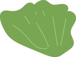 a green leaf with a white background vector