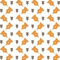 Nib fabric wallpaper repeating trendy pattern vector illustration background