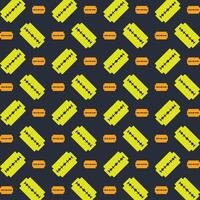 Razor trendy repeating pattern in dark background vector illustration
