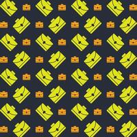 Portfolio trendy repeating pattern in dark background vector illustration