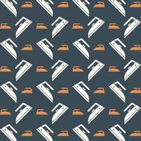 Iron fabric wallpaper repeating trendy pattern vector illustration grey background