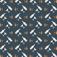 Wine fabric wallpaper repeating trendy pattern vector illustration grey background