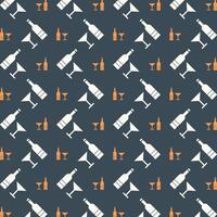 Wine fabric wallpaper repeating trendy pattern vector illustration grey background