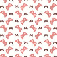 Control Pad pink repeating trendy pattern beautiful vector illustration background