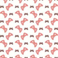 Control Pad pink repeating trendy pattern beautiful vector illustration background