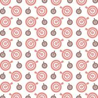 Bullseye pink repeating trendy pattern beautiful vector illustration background