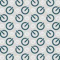 Shutdown icon blue repeating trendy pattern colorful vector illustration background