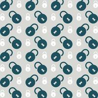 Unlock icon blue repeating trendy pattern colorful vector illustration background