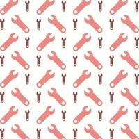 Wrench pink repeating trendy pattern beautiful vector illustration background