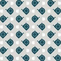 Measuring tape icon blue repeating trendy pattern colorful vector illustration background