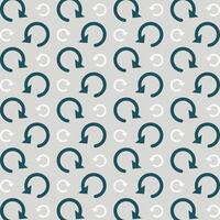Reload icon blue repeating trendy pattern colorful vector illustration background