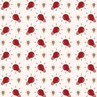 Lamp red icon valentine style trendy repeating pattern vector illustration background