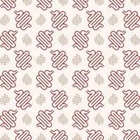 Intestines red icon valentine style trendy repeating pattern vector illustration background