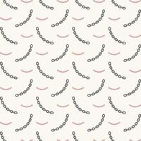 Chain Icon trendy colorful repeating pattern sweet vector illustration background