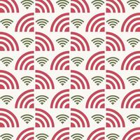 Wifi icono de moda vistoso repitiendo modelo multicolor vector ilustración antecedentes