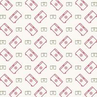 Big Freezer Icon trendy colorful repeating pattern multicolour vector illustration background