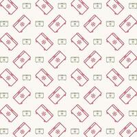 Big Freezer Icon trendy colorful repeating pattern multicolour vector illustration background