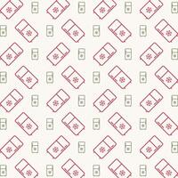 Freezer Icon trendy colorful repeating pattern multicolour vector illustration background