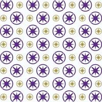 Compass Icon trendy colorful repeating pattern purple vector illustration background