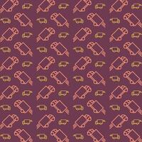 Delivery Icon Vector trendy repeating pattern maroon illustration background