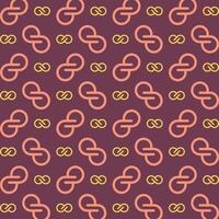 Infinity Icon Vector trendy repeating pattern maroon illustration background