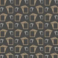 Paper Icon elegant luxury trendy repeating pattern vector illustration