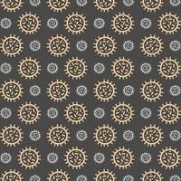 Microbe Icon elegant luxury trendy repeating pattern vector illustration